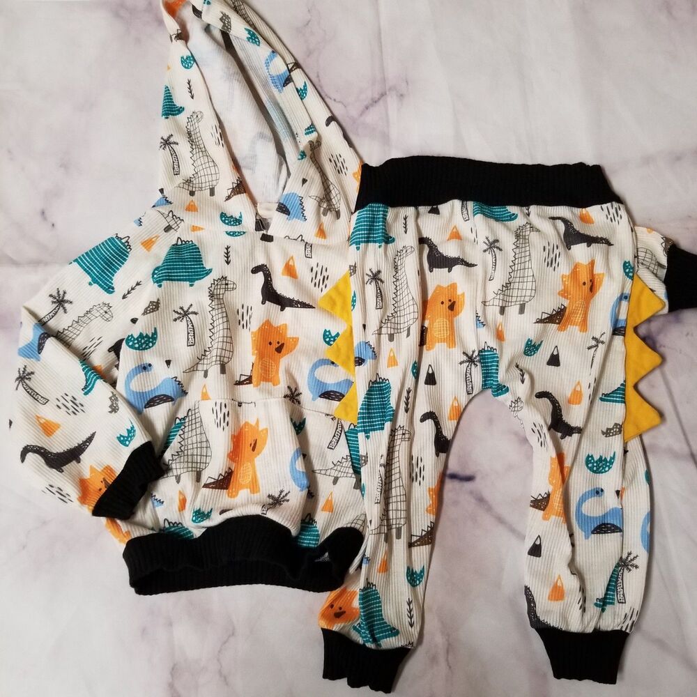 Multicolor Dinosaur Matching Set
